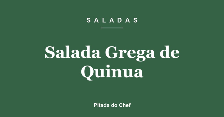 Salada Grega de Quinua