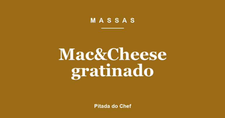 Mac&Cheese gratinado