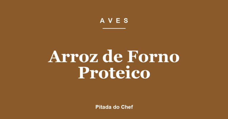 Arroz de Forno Proteico