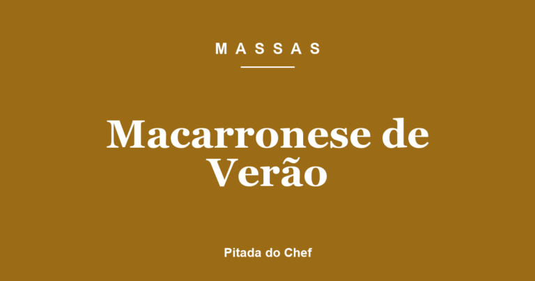 Macarronese de Verão