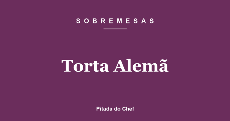 Torta Alemã