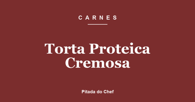 Torta Proteica Cremosa