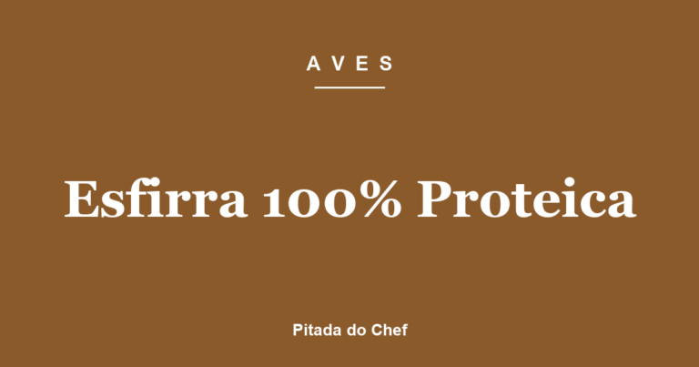 Esfirra 100% Proteica