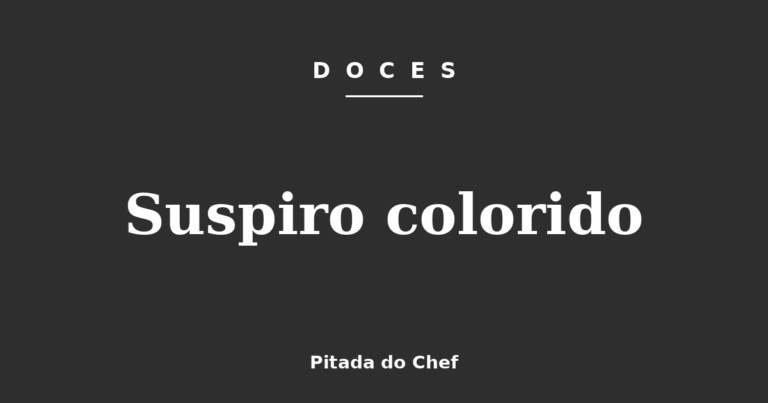 Suspiro colorido