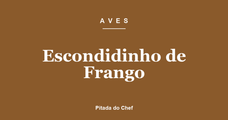 Escondidinho de Frango