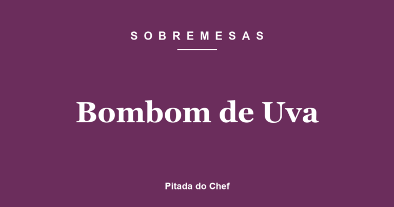 Bombom de Uva