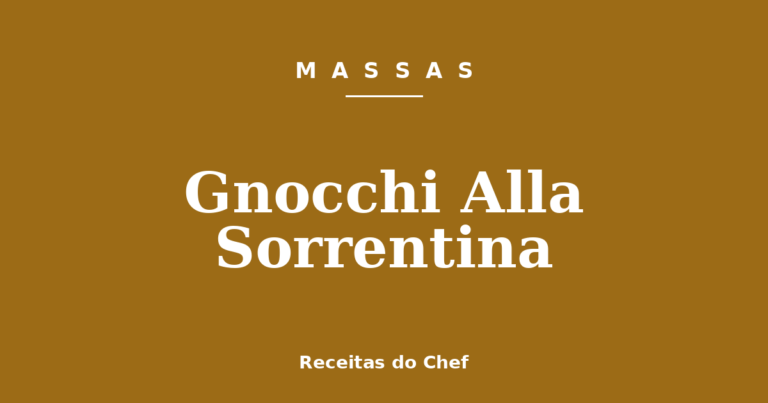 Gnocchi Alla Sorrentina