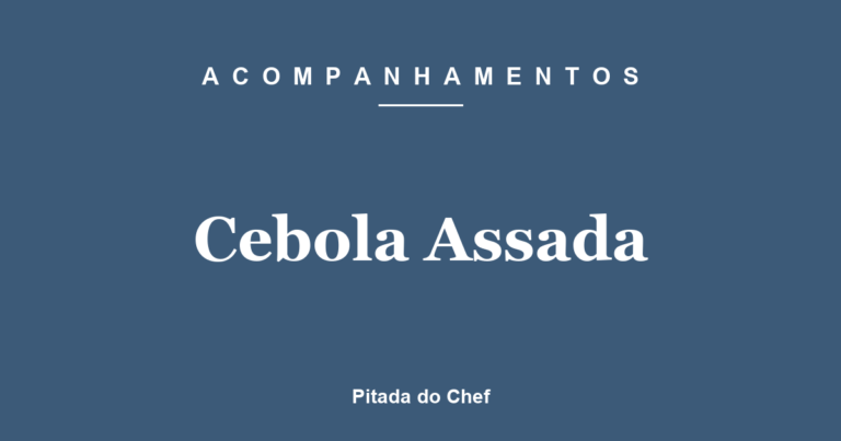 Cebola Assada