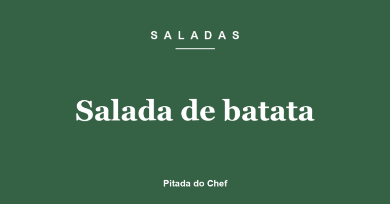 Salada de batata