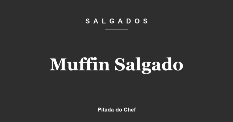 Muffin Salgado