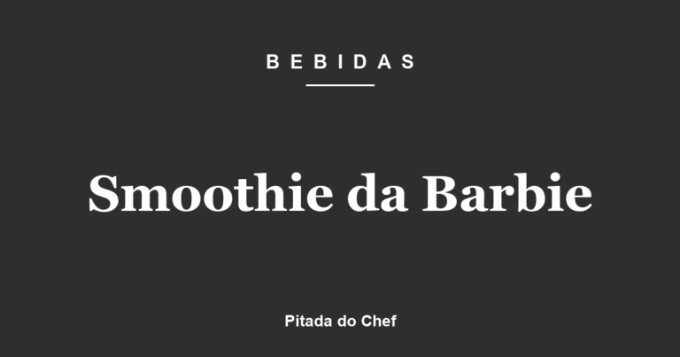 Smoothie da Barbie