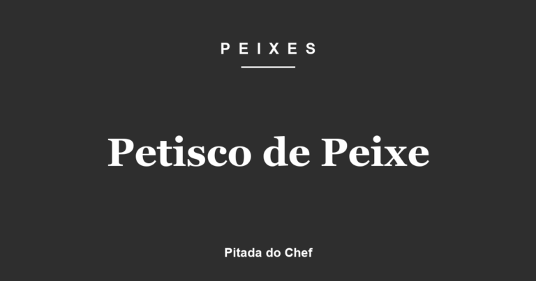 Petisco de Peixe