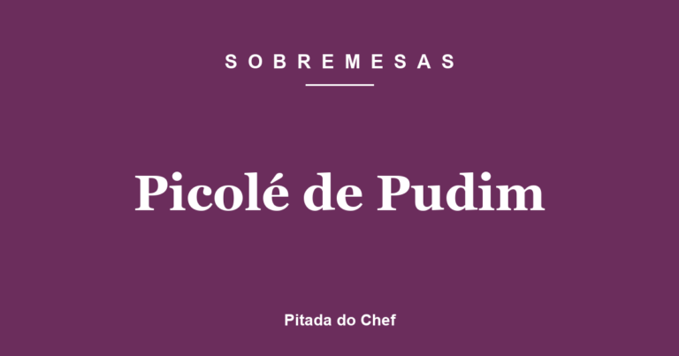Picolé de Pudim