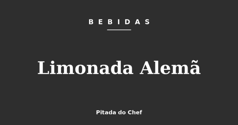 Limonada Alemã