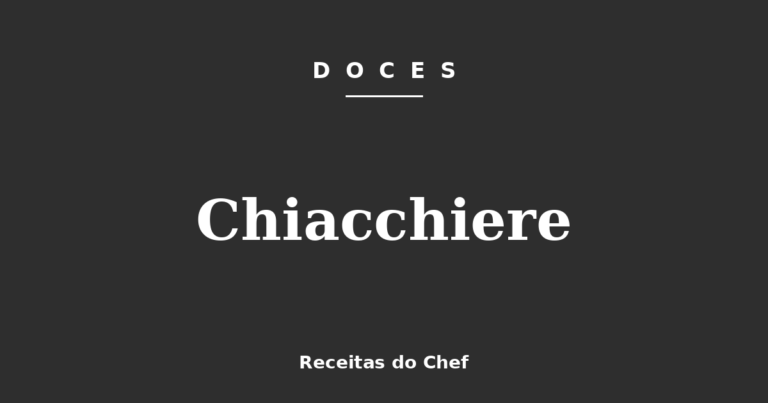 Chiacchiere