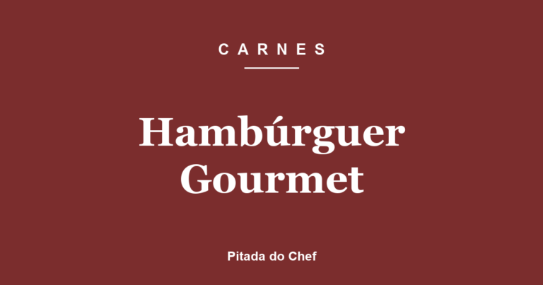 Hambúrguer Gourmet