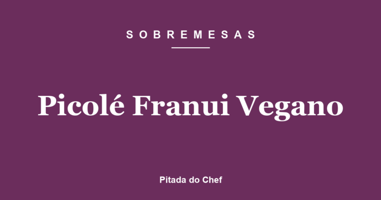 Picolé Franui Vegano