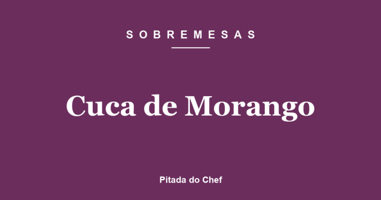 Cuca de Morango