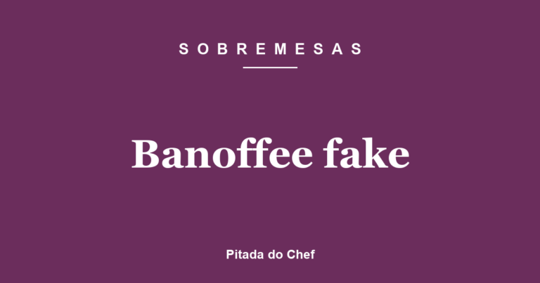 Banoffee fake