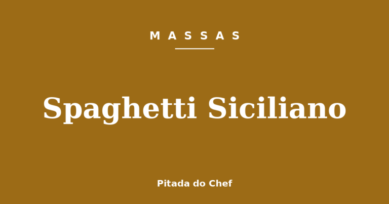 Spaghetti Siciliano