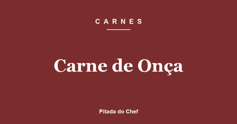 Carne de Onça