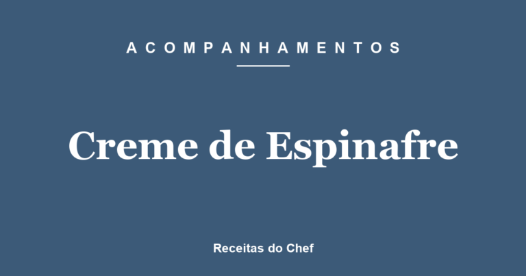 Creme de Espinafre