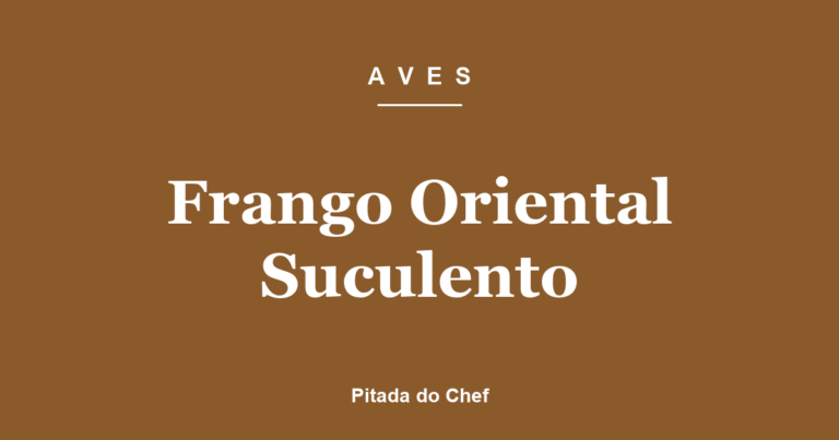 Frango Oriental Suculento