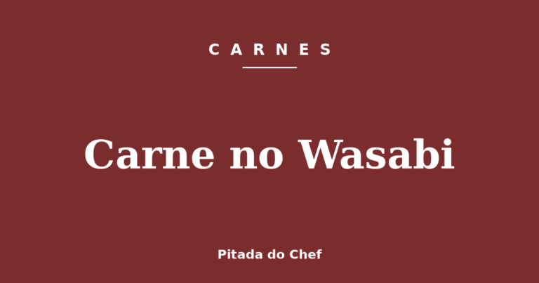 Carne no Wasabi