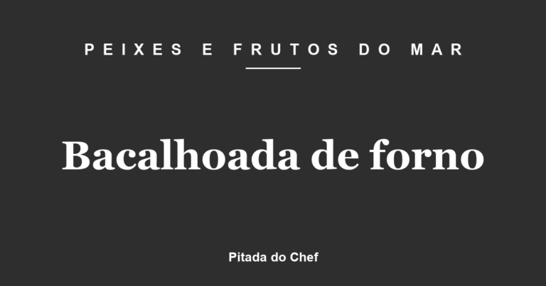 Bacalhoada de forno