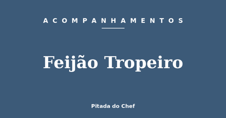 Feijão Tropeiro