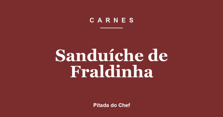 Sanduíche de Fraldinha
