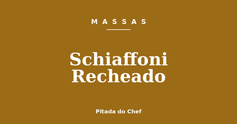 Schiaffoni Recheado