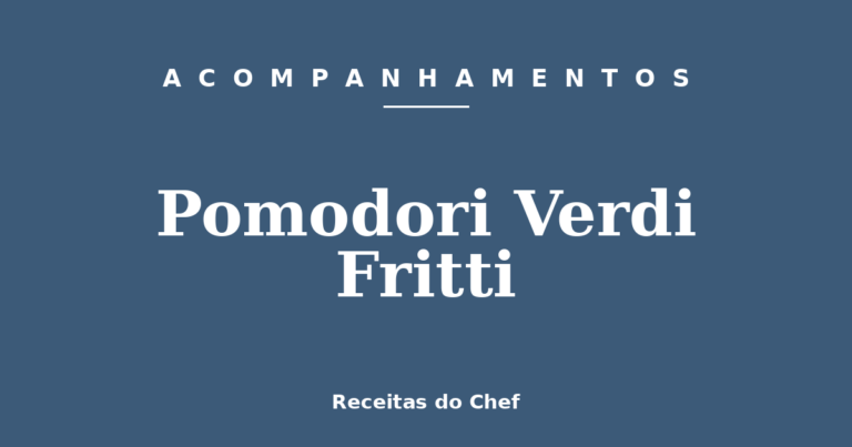 Pomodori Verdi Fritti