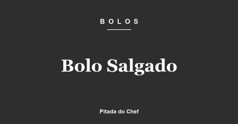 Bolo Salgado