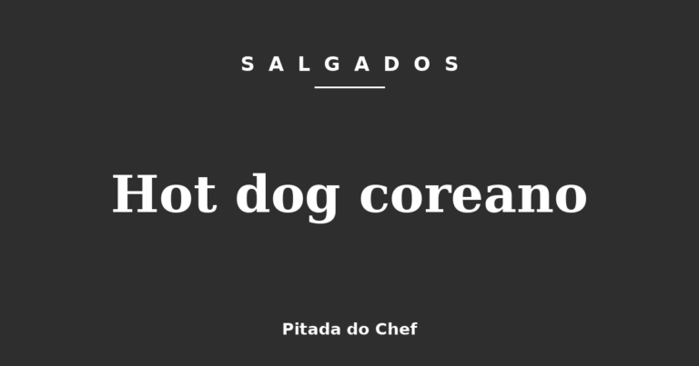 Hot dog coreano