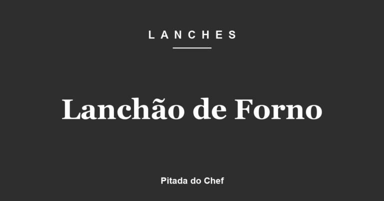 Lanchão de Forno