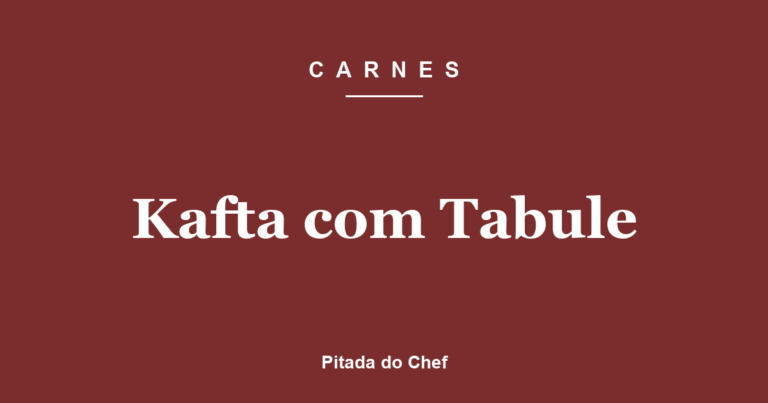 Kafta com Tabule