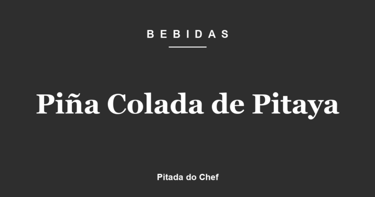 Piña Colada de Pitaya