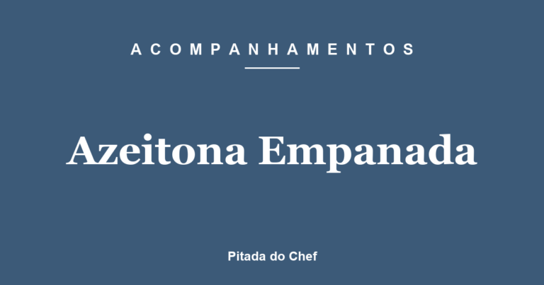 Azeitona Empanada
