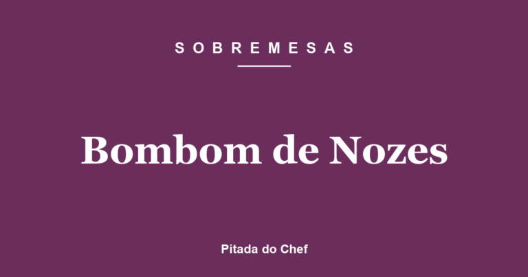 Bombom de Nozes