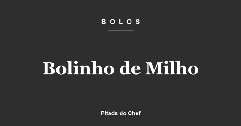Bolinho de Milho