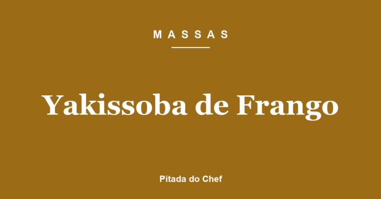 Yakissoba de Frango