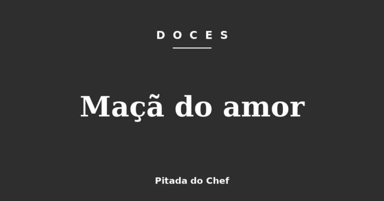 Maçã do amor