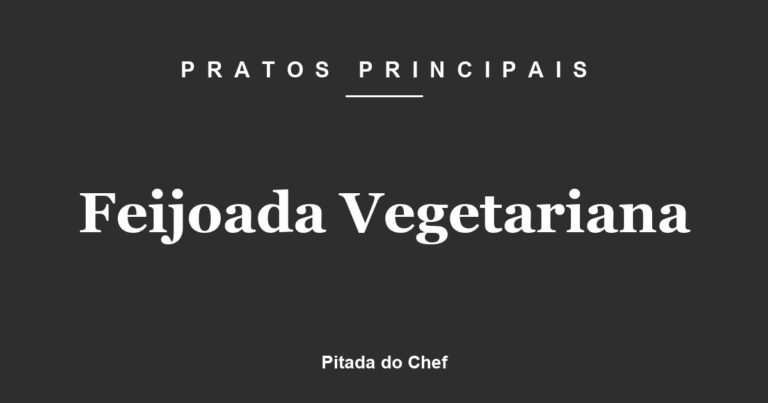 Feijoada Vegetariana