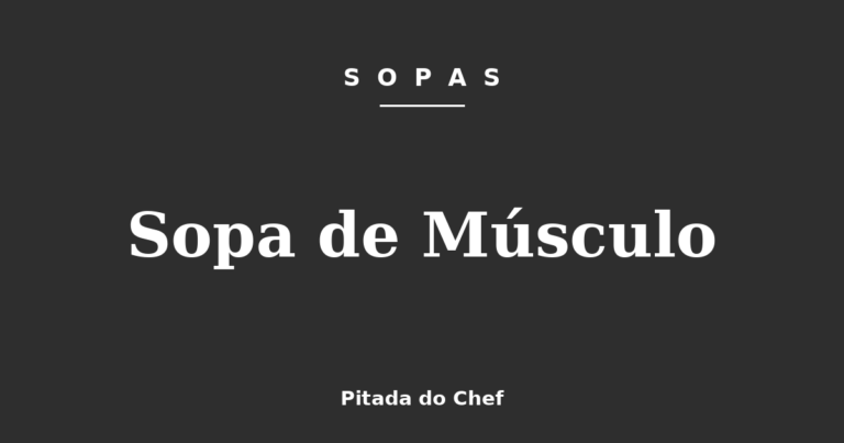Sopa de Músculo