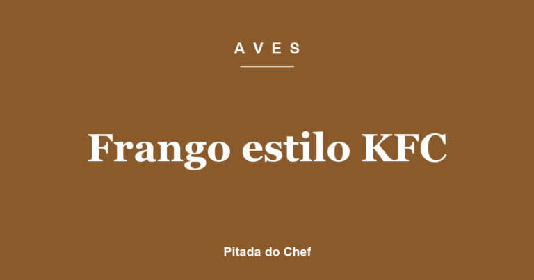 Frango estilo KFC