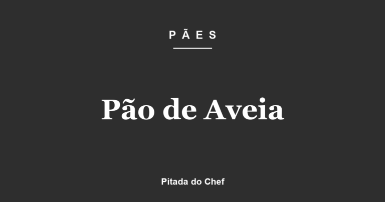 Pão de Aveia