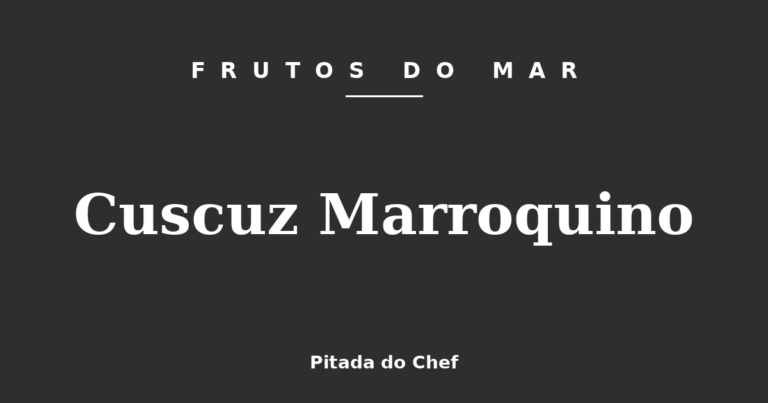 Cuscuz Marroquino