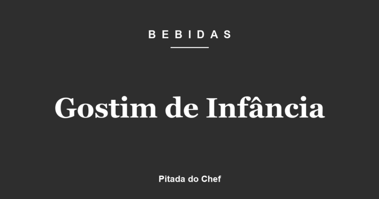 Gostim de Infância