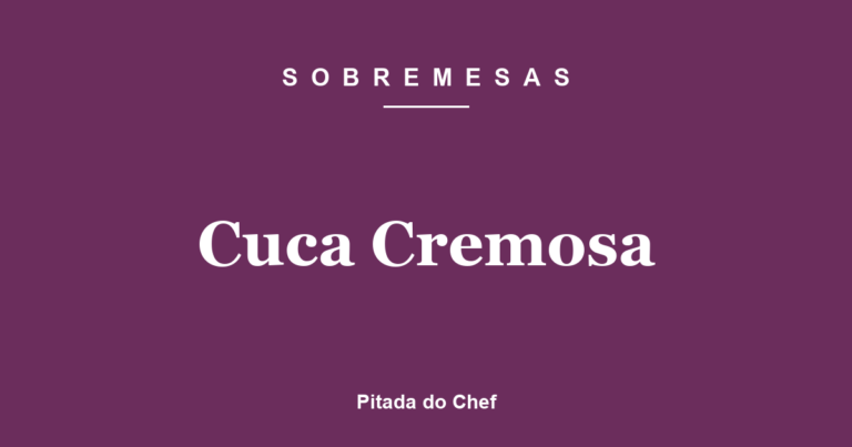 Cuca Cremosa